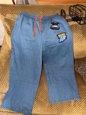 Universal Studios Back to the Future 40th Anniversary Denim Lounge Pants